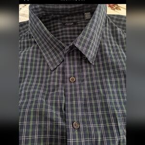 Mens Trendy Ralph Lauren Christmas Long Sleeve Plaid Shirt Holiday Party